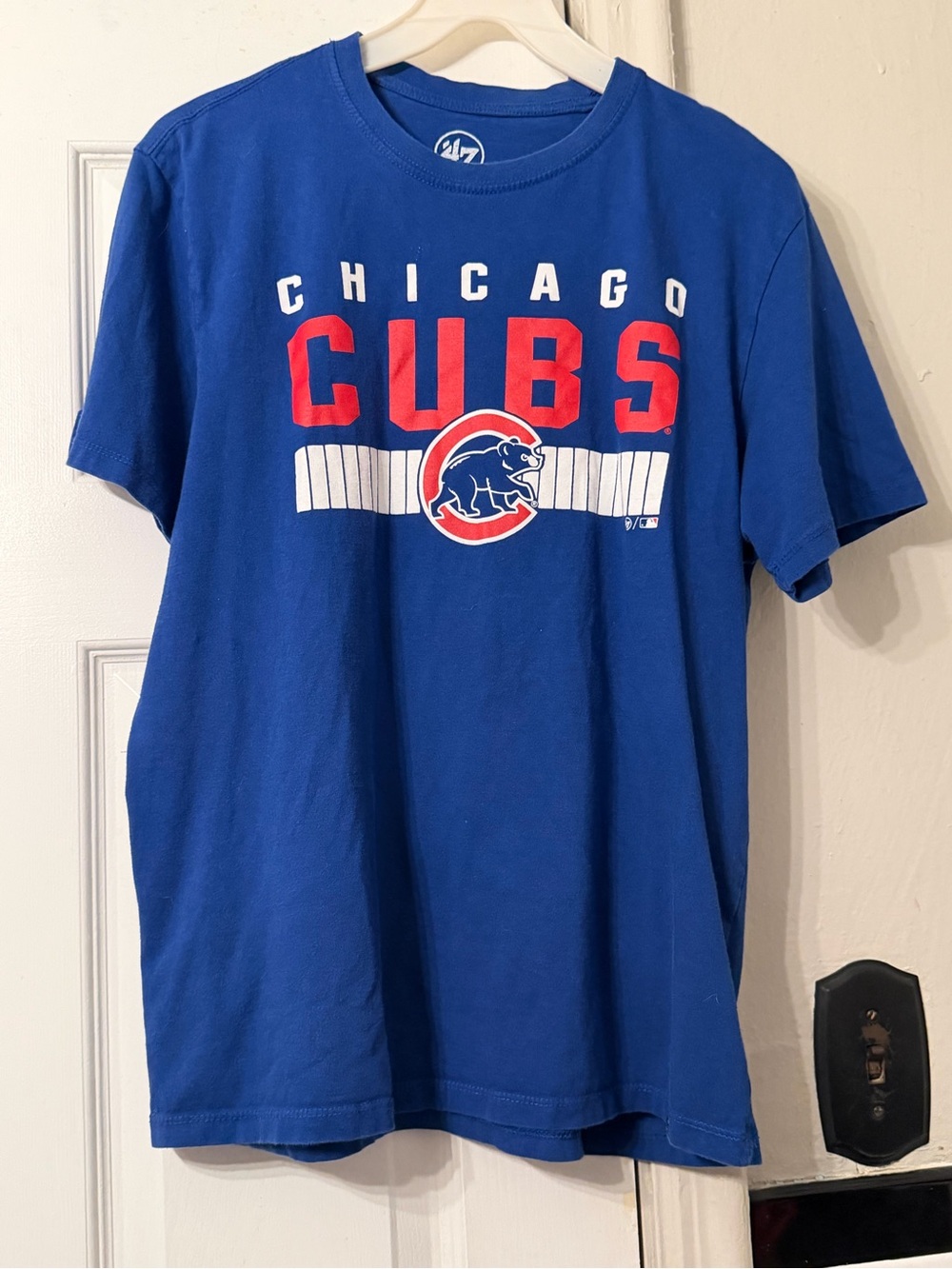 47’ Brand MLB Baseball Chicago Cubs Graphic T Shirt Men’s Size Medium Used Pre O